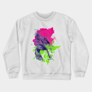 Colorfull eagle - Bird portrait artwork Crewneck Sweatshirt